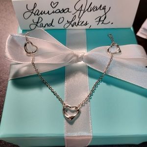 SOLD: Authentic Tiffany&Co 3 Open Heart Bracelet